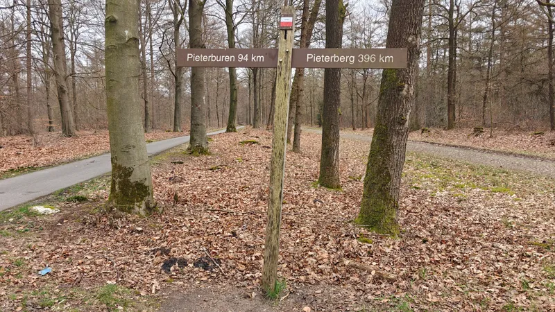 Pieterpad bordje
