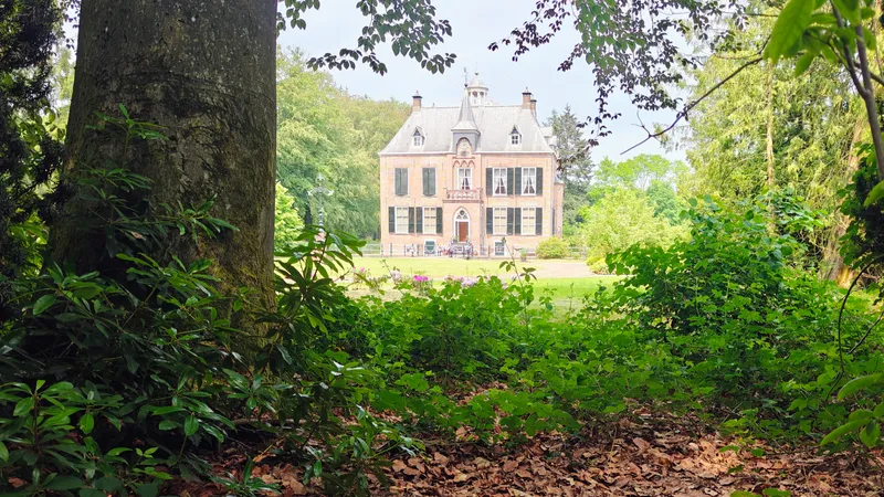 Een van de kastelen langs de route