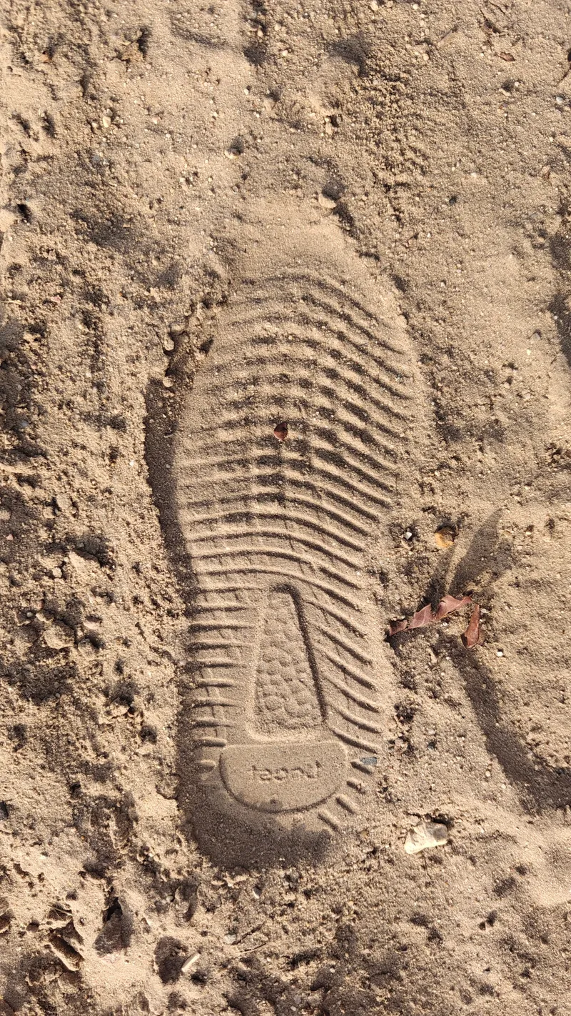 Stap 1 van de wandeling